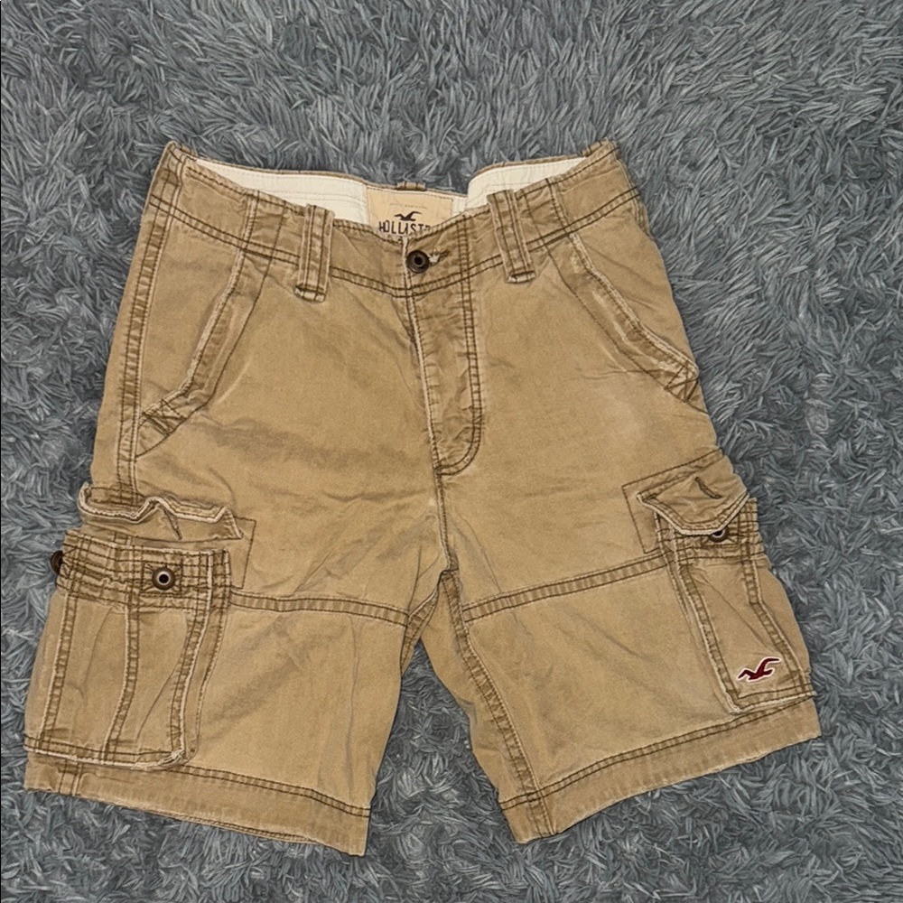 Hollister Men's Tan Cargo Shorts